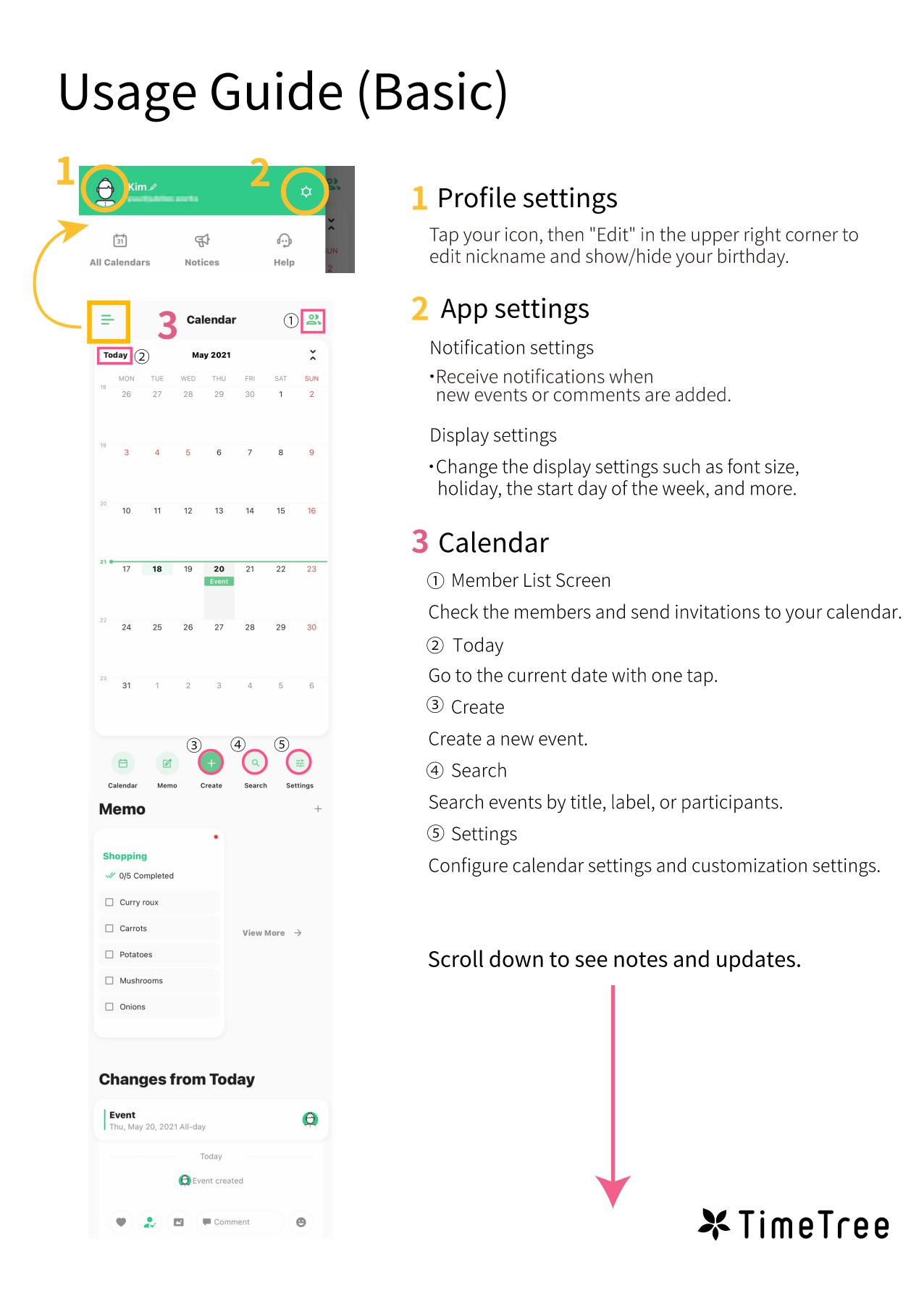Usage Guide PDF Version TimeTree Help